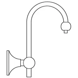 Siteco 5NY15621XF08 Mastbogen Siteco eisenglimmer (DB 702S) Große Glocke