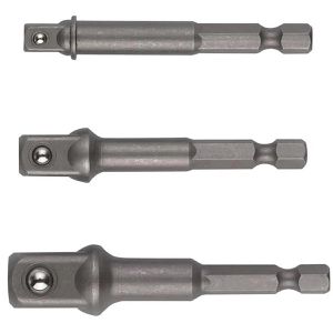 HiKOKI Stecknuss-Adapter 751970, Set, Sechskant zu Vierkant, 3-teilig