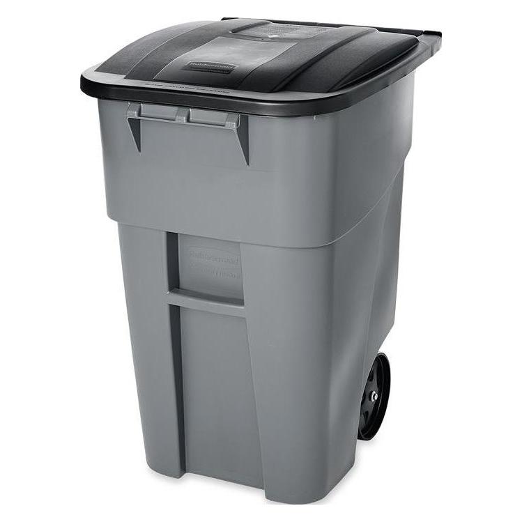 NWL Germany Mehrzweckcontainer H1001xB610xT764mm grau 189l Deckel schwarz m.Rl.RUBBERMAID (189 l) (FG9W2700GRAY)