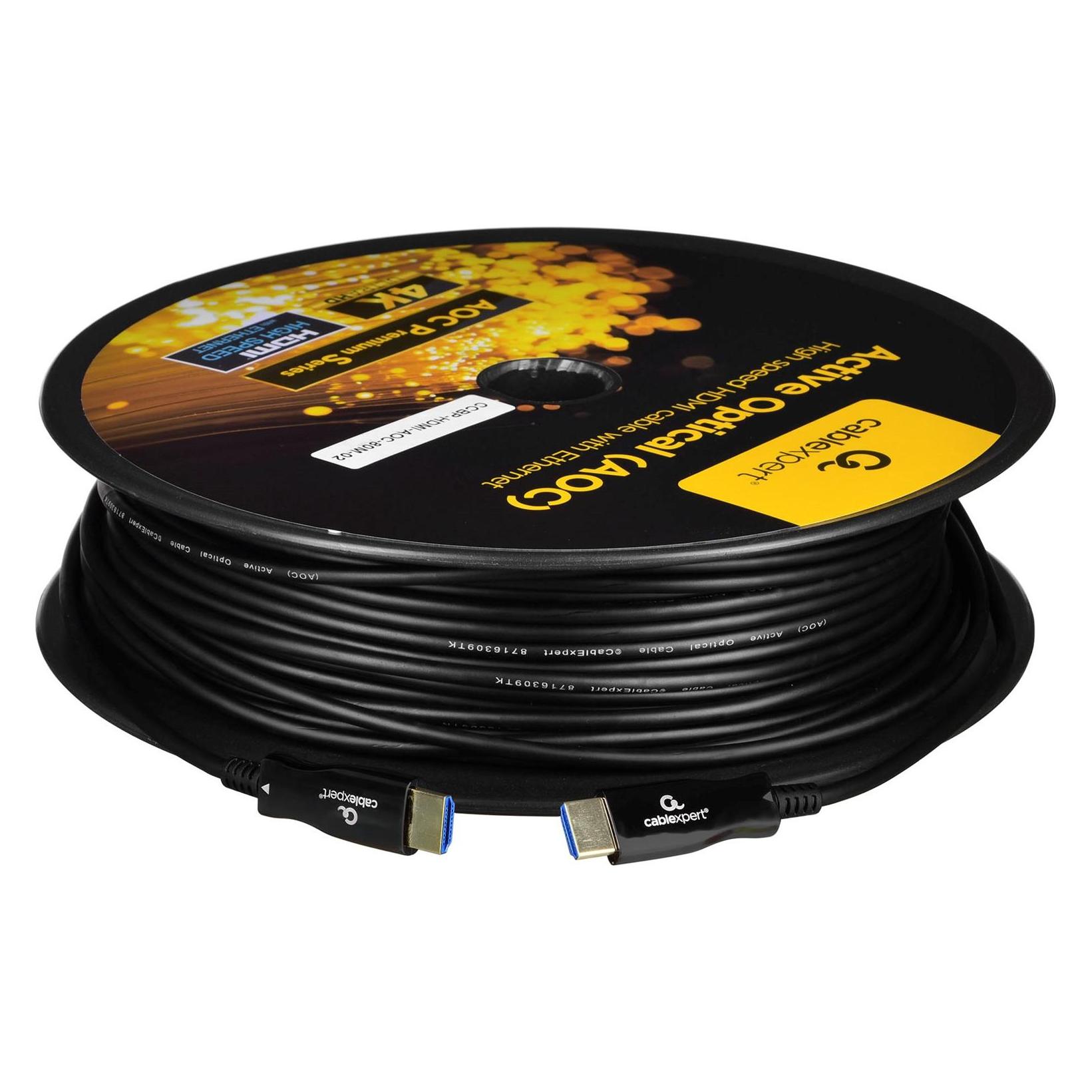Gembird Active Optical HDMi cable 80m (80 m) (CCBP-HDMI-AOC-80M-02)