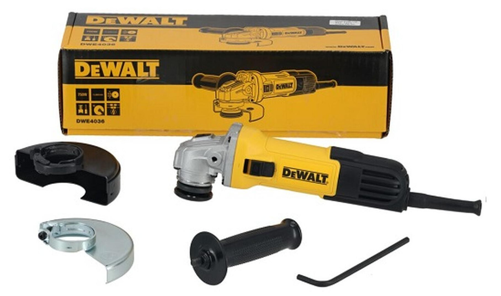 DeWalt haakse slijpmachine 115 mm 900W model DWE4036