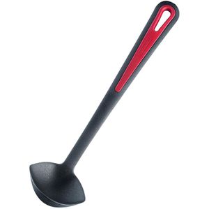 Westmark Soßenlöffel Gallant, 29542270, Kunststoff, 29 cm, spülmaschinengeeignet, schwarz / rot