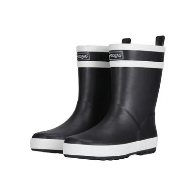 Gummistiefel ZIGZAG "Hurricane", Mädchen, Gr. 33, schwarz, Synthetik, Schuhe Gummistiefel, wasserdicht