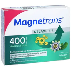 MAGNETRANS Relax+ 400 mg Granulat Sticks Blaubeere
