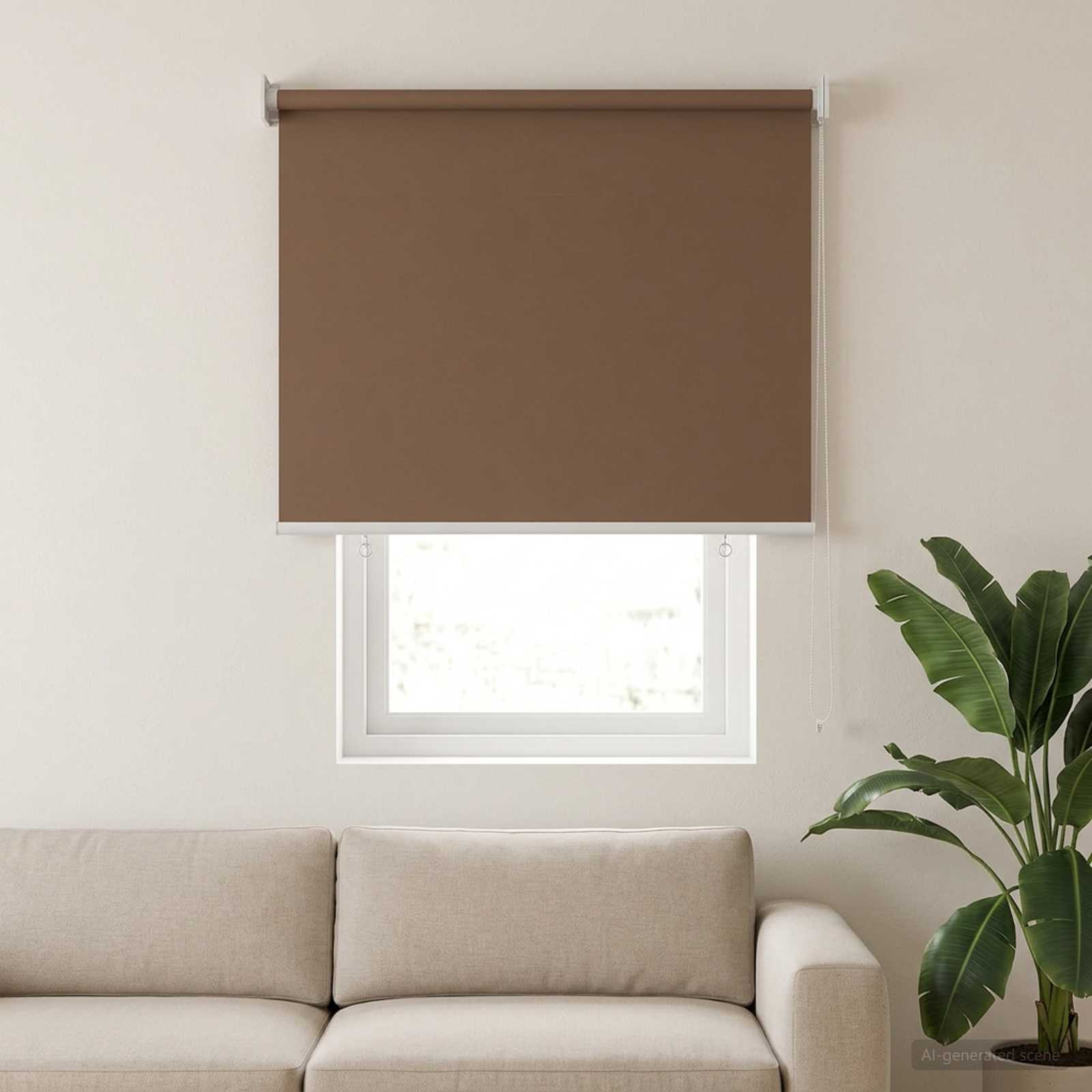vidaXL Store roulant extérieur protection UV Taupe