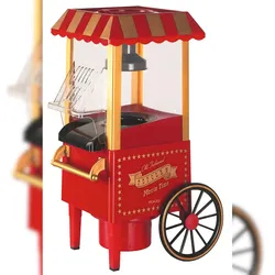 Sogo Popcornmaschine Antiker Wagen-1200W