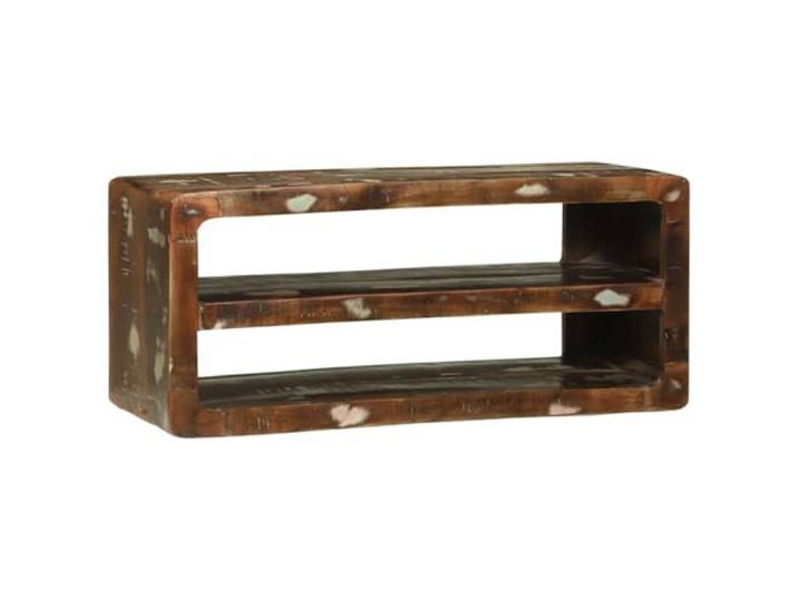 TV-Möbel, modern, minimalistisch, Aufbewahrung, 80 x 32 x 36 cm, aus Massivholz, 02_0058078