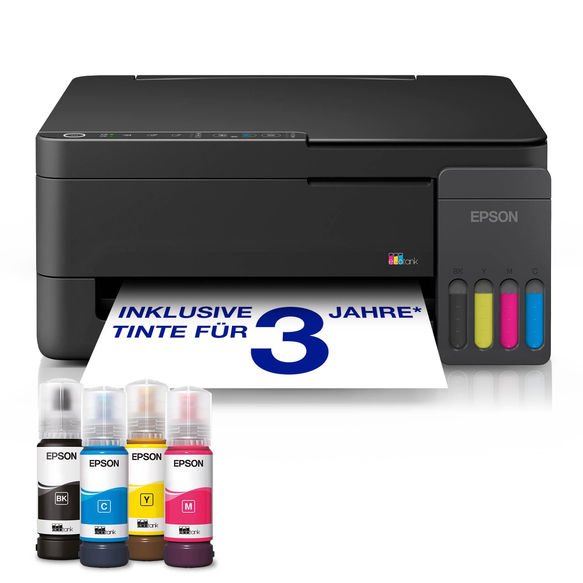 EPSON EcoTank ET-2910 Multifunktionsdrucker Scanner Kopierer WLAN C11CL62404