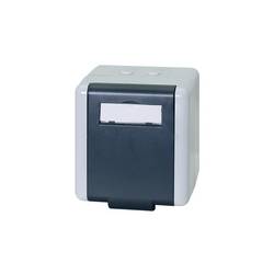 LogiLink Netzwerkdose Aufputz RAL 7016 (seidenmatt), Hellgrau NK4083