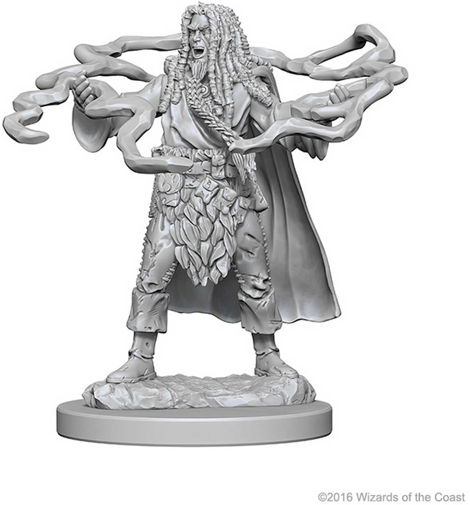 Wiz Kids LLC D&D; Nolzur's Marvelous Unpainted Miniatures - Human Male Sorcerer for Men, Unpainted, Primed, D&D