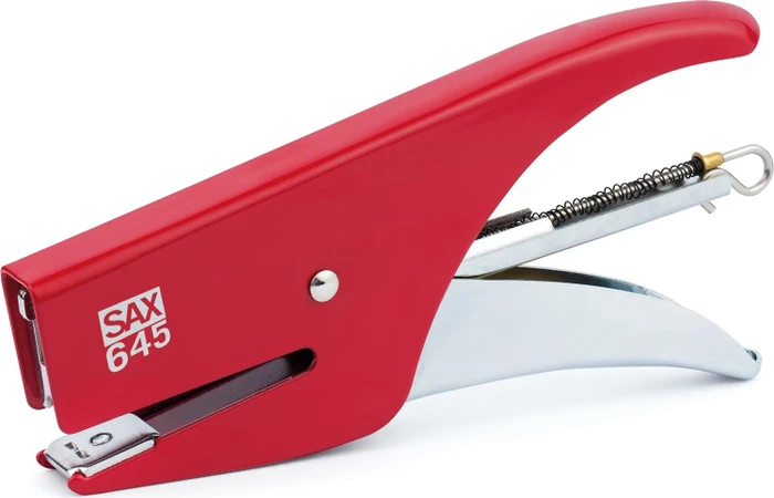 sax design Heftzange 645 rot