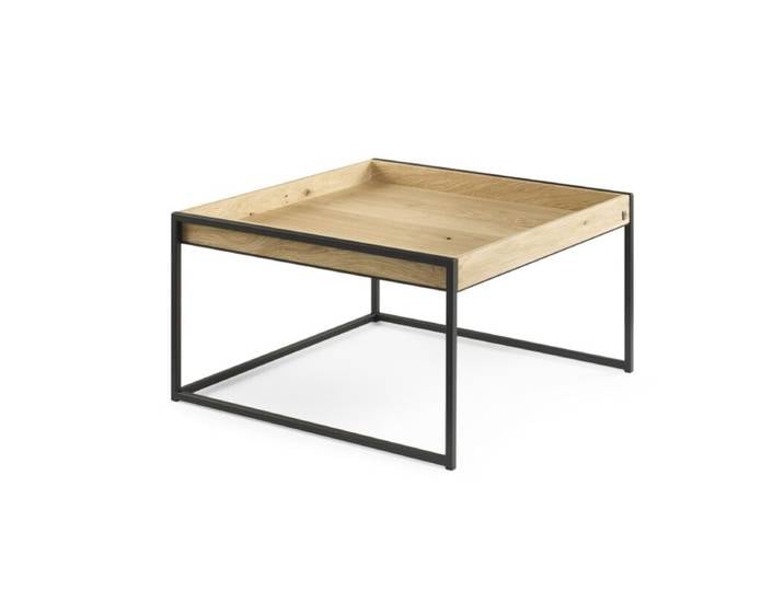 Musterring JustB! CT100 Couchtisch M102 mit Platte aus Eichefurnier - Tablett fest Wildeiche hell furniert Modern, Skandinavisch