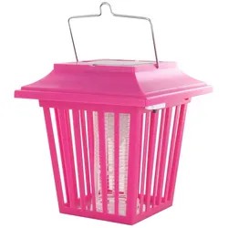 Weitech Multifunktions-Solarlaterne mit LED UV Insektenvernichter - fuchsia