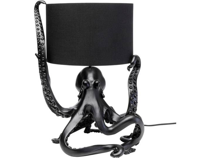 Kare-Design Tischleuchte, Schwarz, Kunststoff, 36.5x47x32.5 cm, Lampen & Leuchten, Innenbeleuchtung, Tischlampen, Tischlampen