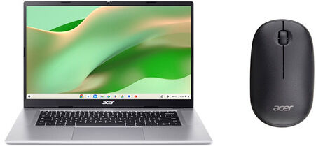 Acer Chromebook 315 CB315-8H-88G3 + Mouse wireless MediaTek Kompanio Kompanio 540 39,6 cm (15.6'') Full HD 4 GB DDR5-SDRAM 64 GB eMMC Wi-Fi 6E (802.11ax)