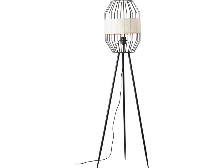 Lampadaire Brilliant Slope E27 40 W noir/naturel