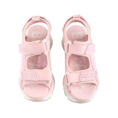 Trainingsschuh BUFFALO "Buffalo BINARY TRACK", Damen, Gr. 39, rosa (pink), Polyester, unifarben, Schuhe