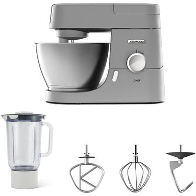 KENWOOD Küchenmaschine "Chef KVC3110S", grau (aluminiumfarben), B:38cm H:30,5cm T:28,5cm, Küchenmaschinen, Küchenmaschine