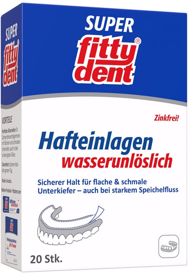 Fittydent super Haftkleber Einlagen