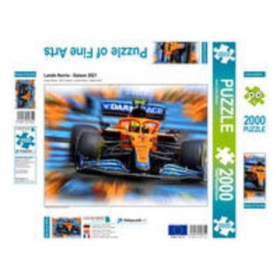 CALVENDO Puzzle Lando Norris - Saison 2021 | 2000 Teile Lege-Größe 90x67cm Foto-Puzzle für glückliche Stunden