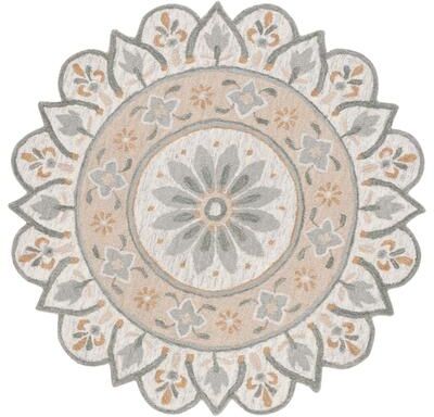 SAFAVIEH Handmade Novelty Ikuyo Floral Wool Rug