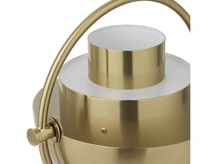 Multi-Lite Portable Tischlampe, messing/messing, 30 cm - GUBI - Wohnzimmer - Design - Metall - Mit Schirm