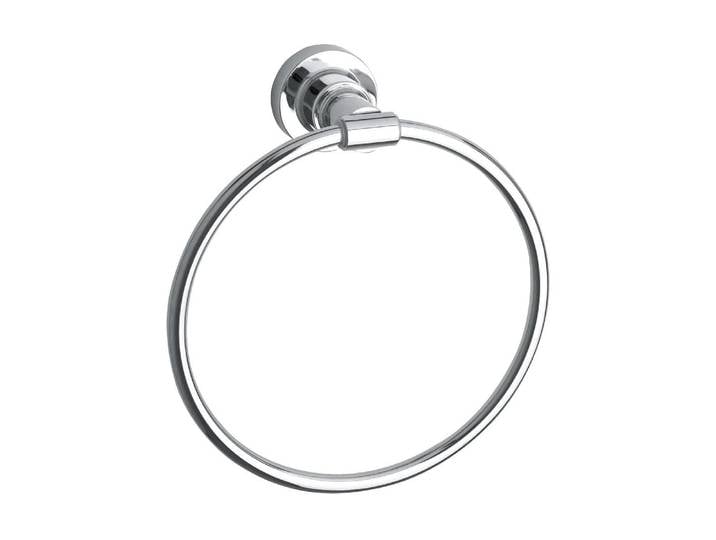 Handtuchhaken TESA, silber, B:18,5cm H:20,5cm, Metall, Haken, Handtuchhaken