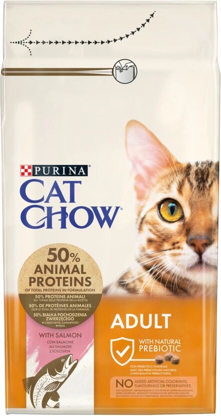 Purina CAT CHOW ADULT SALMONE E TONNO 1,5KG
