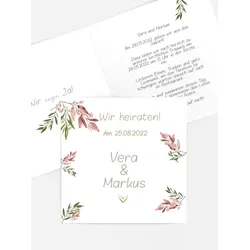 Hochzeitseinladung selbst gestalten mit Spruch und Fotos im Onlinedesigner bei Meine-Kartenmanufaktur.de