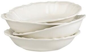Euro Ceramica Chloe 4 Piece White Everyday Bowl Set