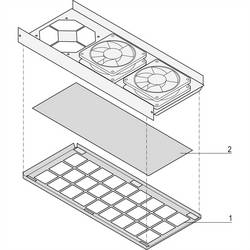nVent SCHROFF 24579033 Ersatzfilter 2 St. Piece