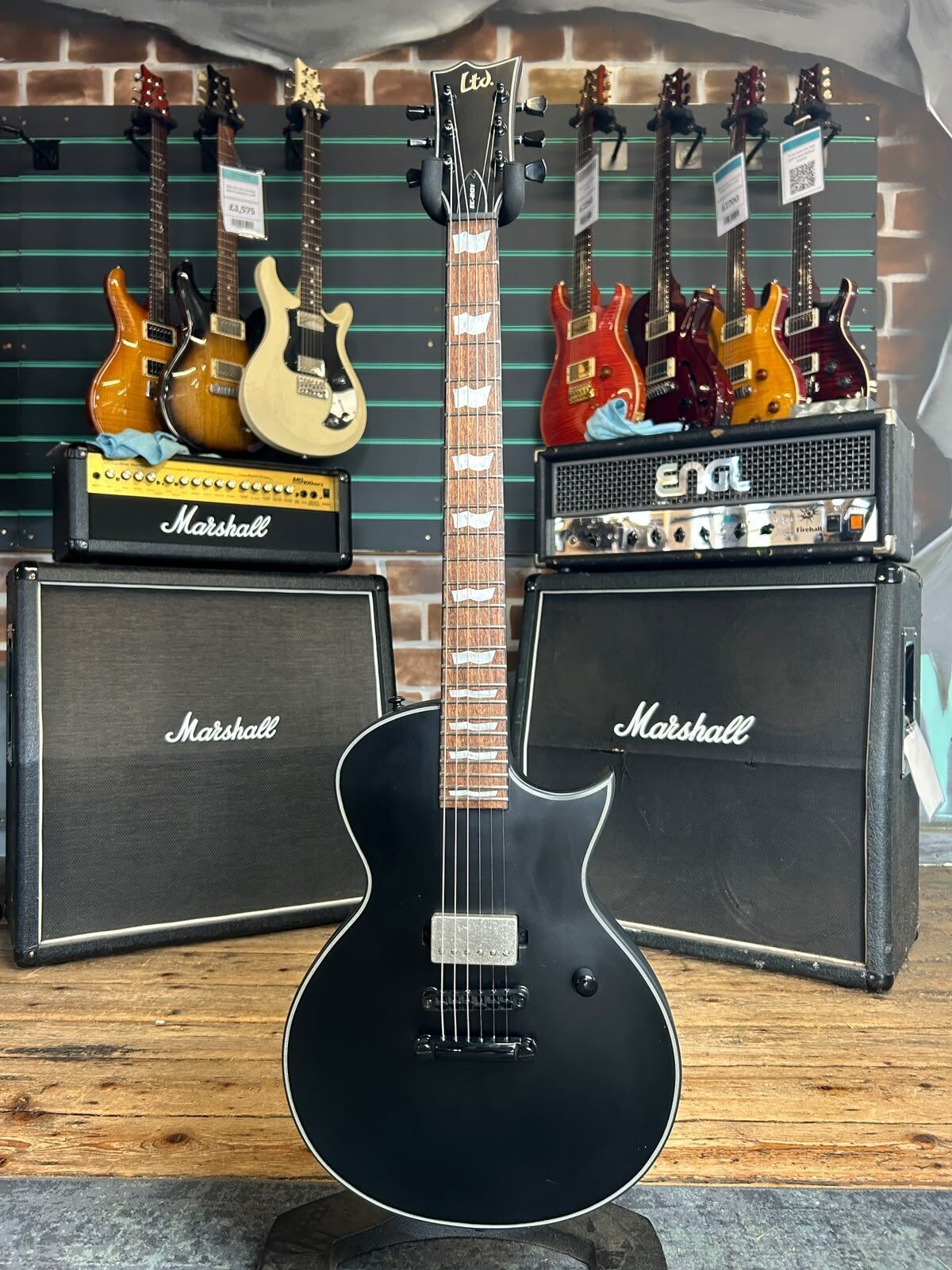 ESP LTD EC-201 Satin Black 2022 Electric Guitar   Satin Black - Refurbished