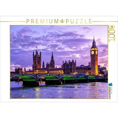 CALVENDO Puzzle Westminster Big Ben | 1000 Teile Lege-Größe 64x48cm Foto-Puzzle für glückliche Stunden