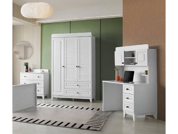 JVmoebel Jugendzimmer-Set Moderner Luxus Schreibtisch – stilvolles Design