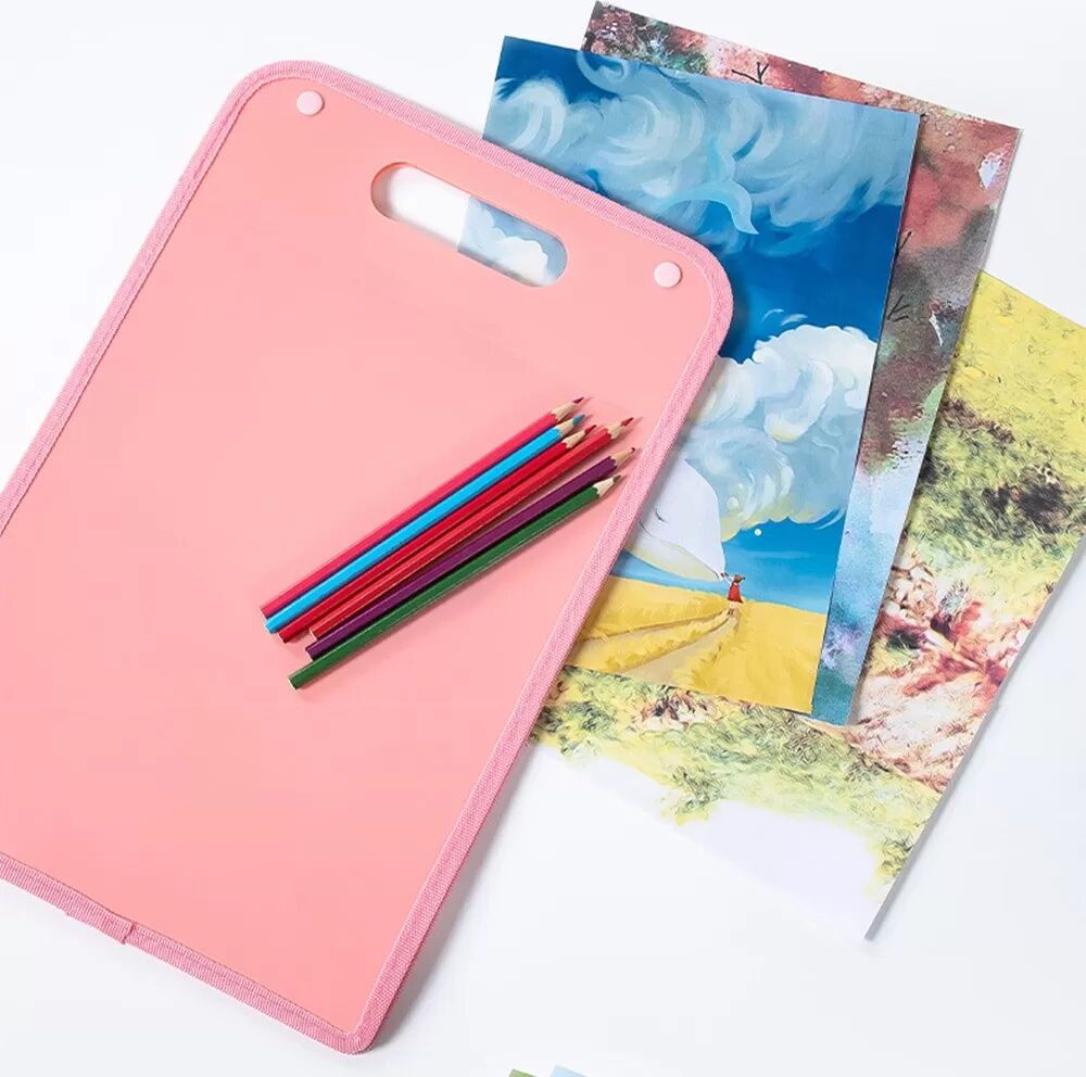 INF Sac de Fichiers Vertical A4 - Organisateur de Documents Grande Capacité Rose