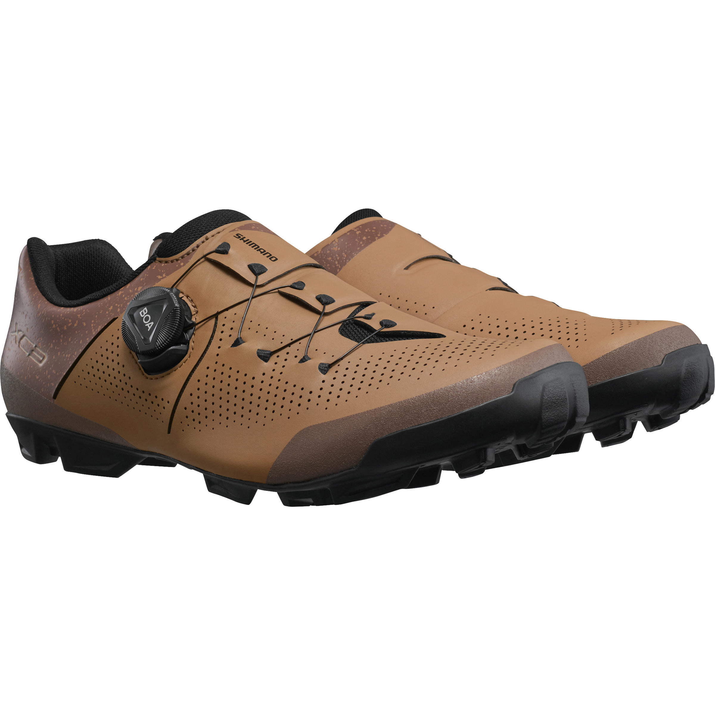 Shimano XC302 Radschuhe Fahrradschuhe braun Größe 44 Mountainbike Widerstandsfähig