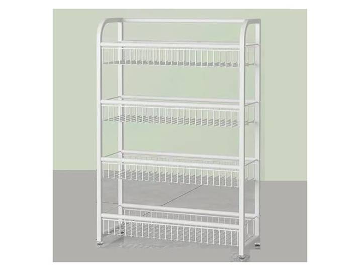 Snack-Organizer, Großer Süßigkeiten-Organizer for die Arbeitsplatte, Verkaufsständer(White,60 * 20 * 86cm)