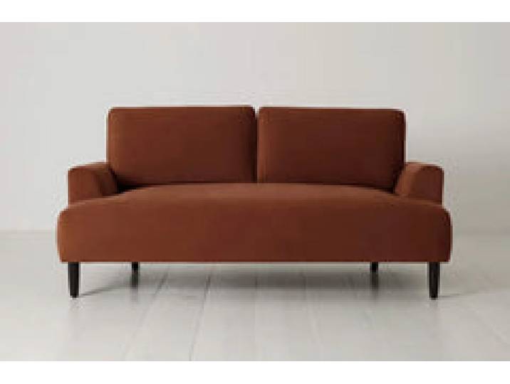 Zweisitzer-Sofa Model 05, Umbrabraun