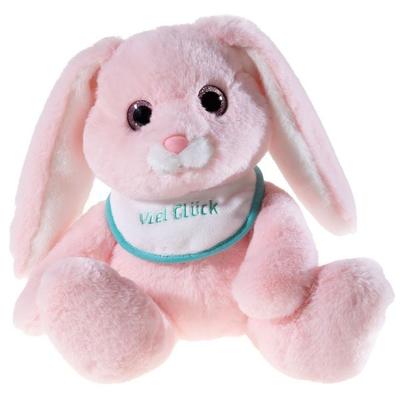HASE Milchschnute pink mit Lätzchen