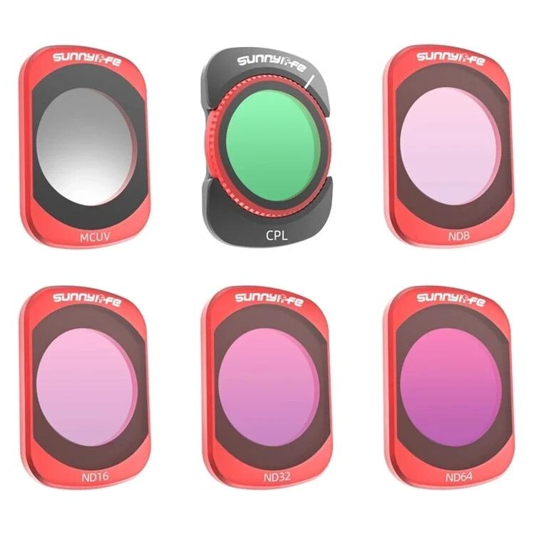 Sunnylife Pocket 4/Pocket 3 MCUV CPL ND8/16/32/64 Filterset (OP4-FI225)