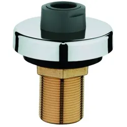 Grohe Schlauchdurchführung 46487 46487IX0 3-Loch-Wannenkombin. chrom/dunkelgrau