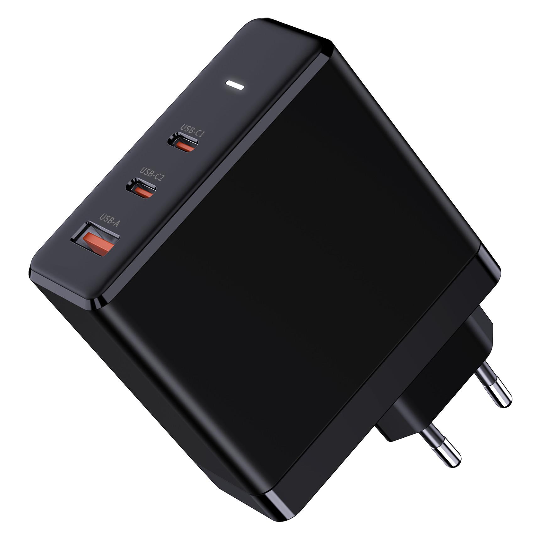 Schönenberger 140W GaN 3-Port Fast Charger (140 W, 3 Ports) (24.11140SZ)