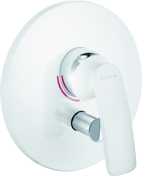 Kludi Balance White Wannenarmatur 526509175 chrom/weiß, Unterputz, Fertigmontageset