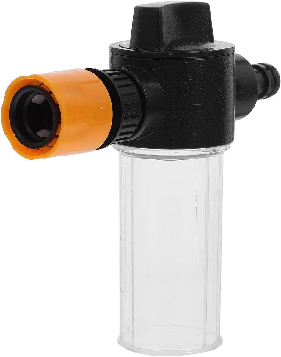 Inovra Plus Tuinslang Nozzle met Sneeuwschuimfles voor Auto - Zwart