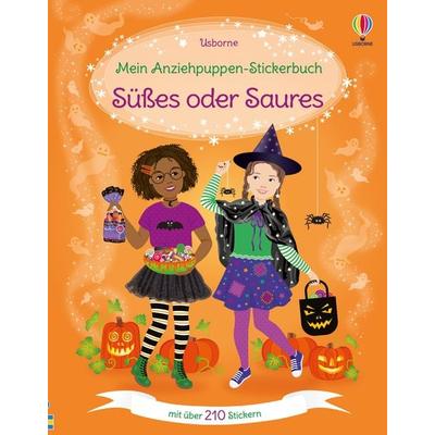 Mein Anziehpuppen-Stickerbuch: Süßes oder Saures, Taschenbuch von Fiona Watt, Usborne, 978-1-03-570277-0