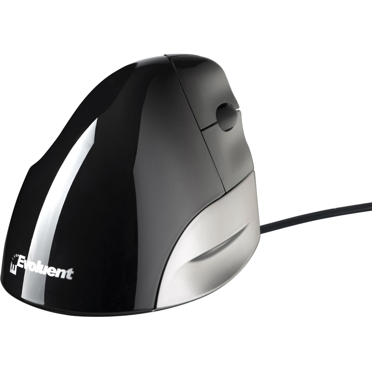 Evoluent Vertical Mouse Standard Rechte Hand USB schwarz (kabelgebunden)