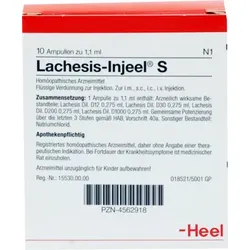 LACHESIS INJEEL S Ampullen 10 St