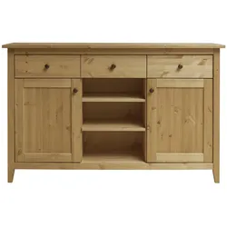 Massivholz »Solvita« Sideboard I laugenfarbig