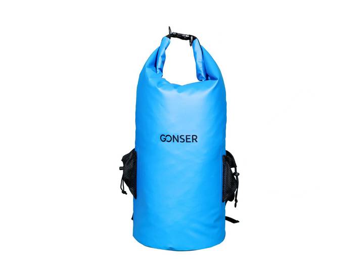 Dry Bag Rucksack wasserdicht blau 40L