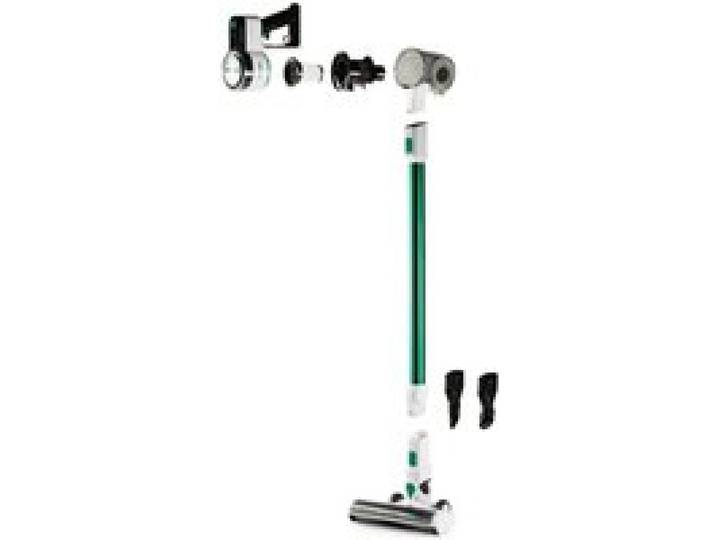 Aspirateur-balai sans fil - DOMO - DO241SV - 2 en 1 - 21 6 V - 40 min autonomie - 550 ml - Cyclonique - Vert/Blanc